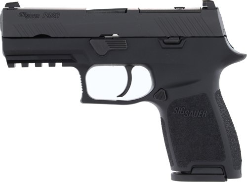 SIG P320 9MM 3.9" SIGLITE - STRIKER OR (2)10RD BLACK STEEL by Sig Sauer