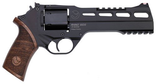 CHIAPPA RHINO 60DS 357MAG - 6" ADJ. SIGHT BLACK/WALNUT. by Chiappa Firearms