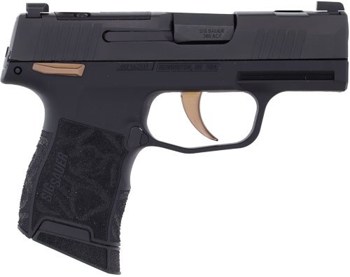 SIG P365 ROSE 380ACP XRAY3 OR - (2)10RD MANUAL SAFETY BLACK by Sig Sauer