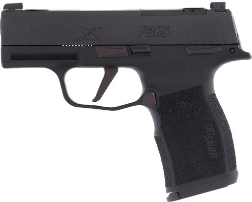 SIG P365X MIC COMP 9MM 3.1" OR - XRAY3 (2)10RD MAN SAFETY BLACK by Sig Sauer