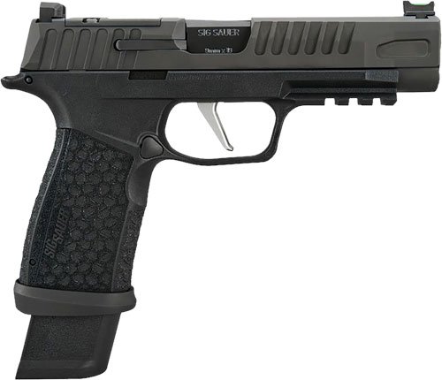 SIG P365 FUSE 9MM 4.3" FIBER - OPTIC OR (3)10RD BLACK by Sig Sauer