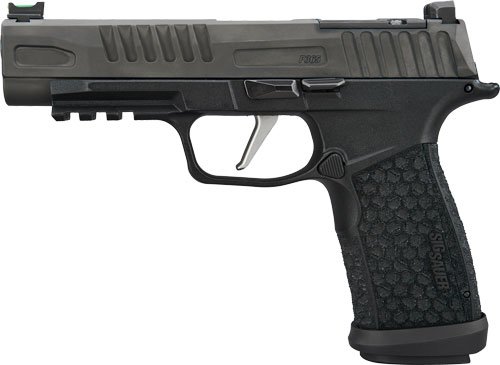 SIG P365 FUSE 9MM 4.3" FIBER - OPTIC OR (2)21RD/17RD BLACK by Sig Sauer
