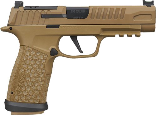 SIG P365 FUSE 9MM 4.3" FIBER - OPTIC OR (2)21RD/17RD COYOTE by Sig Sauer