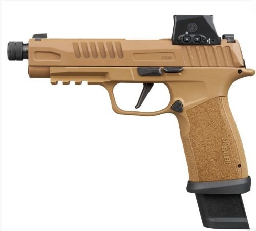 SIG P365 FUSE TACOPS 9MM 5.1" - ROMEO-X SIG LOC (4)21RD COYOTE by Sig Sauer