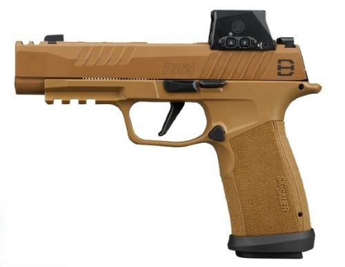 SIG P365 DH3 9MM 3.7" W/ROMEOX - (2)21RD/(1)17RD POLYMER/COYOTE by Sig Sauer