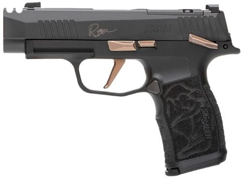SIG P365 XL COMP ROSE 9MM 3.1" - COMPENSATED (2)12RD BLACK by Sig Sauer