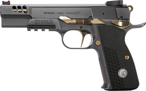 GIRSAN MCP35 NEGOTIATOR 9MM - 4.87" TITANIUM/GOLD 15+1 TALO by Girsan Firearms