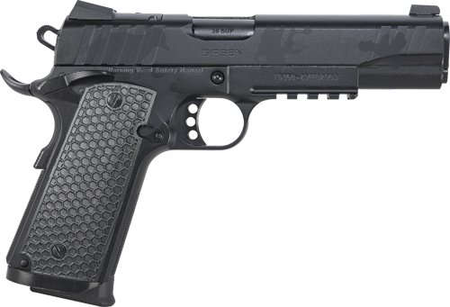 GIRSAN MC1911S INFLUENCER GOVT - 38SUP ADJ SIGHT 9RD BLACK CAM by Girsan Firearms