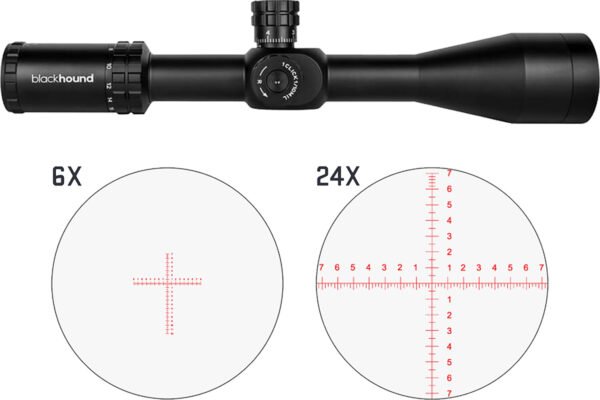 BKH SCP GNESIS 6-24X50 30M FFP by Blackhound Optics