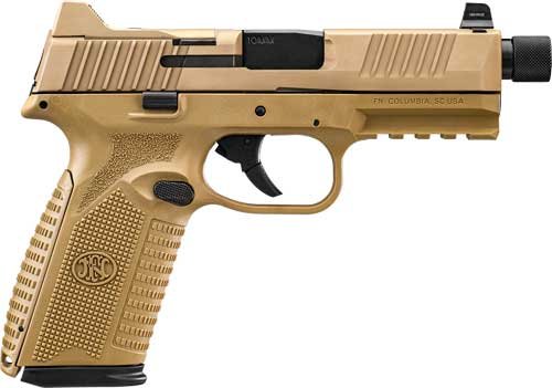 FN 510 TACTICAL 10 MM NMS - 2-10 RD MAG NS FDE by FN America / FN Herstal