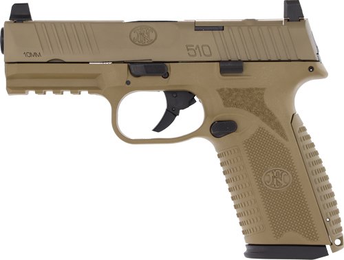 FN 510 MRD 10 MM NMS - 2-15RD MAG FDE by FN America / FN Herstal