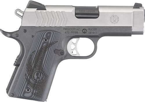 RUGER SR1911 9MM FS 8-SHOT - LIGHTWEIGHT OFFICER 2-TONE by Ruger / Sturm, Ruger & Co.
