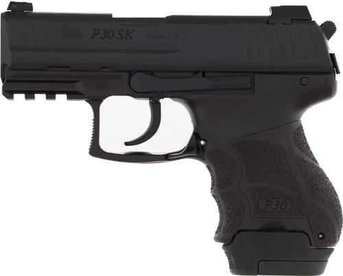 HK P30SK V3 DA/SA TRIGGER 9MM - 3.27" BBL 2-10RD BLK by Heckler & Koch / H&K