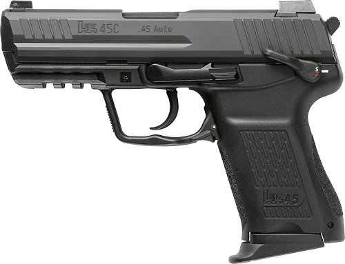 HK HK45C COMPT V1 DA/SA 45ACP - 3.94"BBL 2-8RD BLACK by Heckler & Koch / H&K