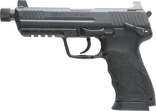 HK HK45T TAC. V1 DA/SA 45ACP - 5.20" TRUGLO SIGHTS 2-10RD BL. by Heckler & Koch / H&K