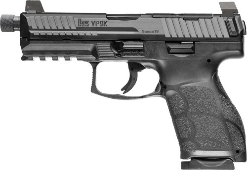HK VP9A1 K TACTICAL OPTICS RDY - 9MM 4.70" THREADED 2-15 BLACK by Heckler & Koch / H&K
