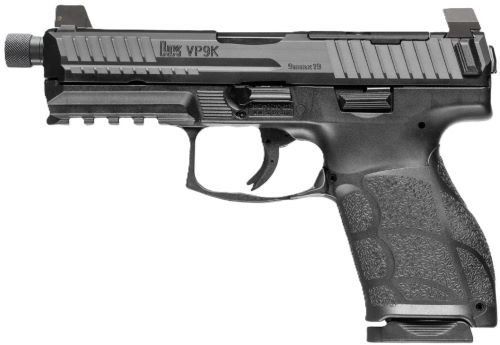 HK VP9A1 K TACTICAL OPTICS RDY - 9MM 4.70" THREADED 2-10 BLACK by Heckler & Koch / H&K