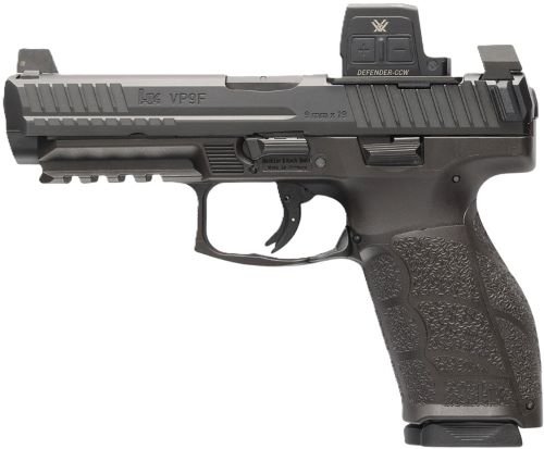HK VP9A1 F OE VORTEX DEFENDER - 9MM 4.5" BBL 2-15RD MAGS BLACK by Heckler & Koch / H&K