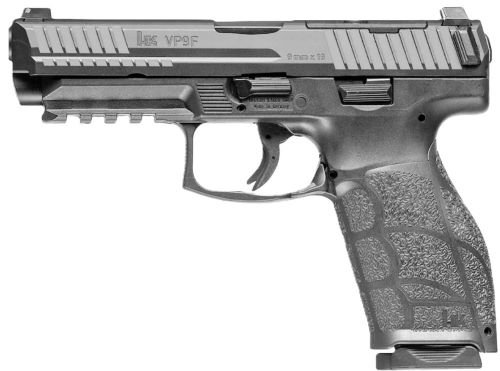 HK VP9A1 F OPTICS READY 9MM - 4.5" 2-10RD MAGS BLK CA COMPL by Heckler & Koch / H&K