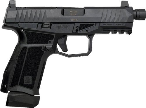 AREX DELTA GEN2 M TACTICAL OR - 4" 1-15 & 1-15+2 THREADED BLK by Global Ordnance