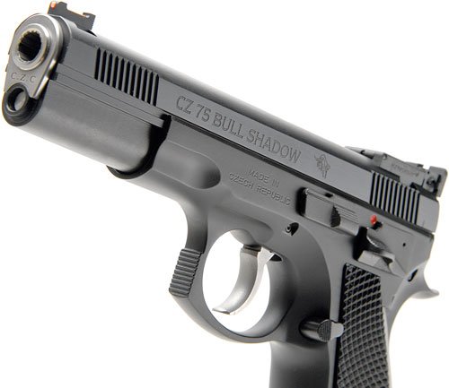 CZ CUSTOM CZ 75 BULL SHADOW - ACCU 9MM FS 16-SHOT BLACK by CZ-USA