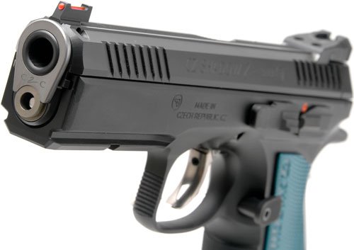 CZ CUSTOM SHADOW 2 ACCU 9MM FS - 17-SHOT BLACK POLY BLUE GRIPS by CZ-USA