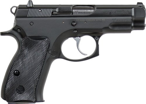 CZ 75 COMPACT 9MM FS 15RD MAG - MANUAL SAFETY BLACK POLYCOAT by CZ-USA