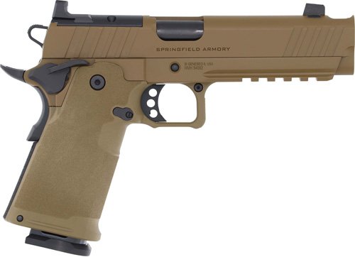 SPRINGFIELD 1911 DS PRODIGY - COMP 9MM 5" COYOTE BROWN 10RD by Springfield Armory