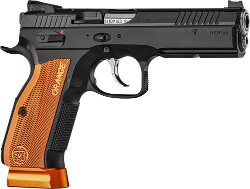CZ SHADOW 2 ORANGE OR 9MM 17RD - MAG BLACK POLYCOAT STEEL FRAME by CZ-USA