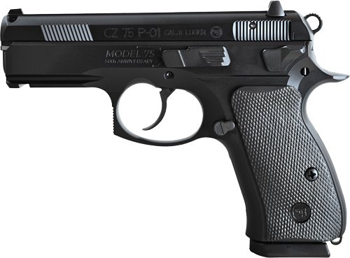 CZ 75 P-01 50TH ANNIVERSARY - 9MM FS 15RD DECOCKER POLYCOAT by CZ-USA