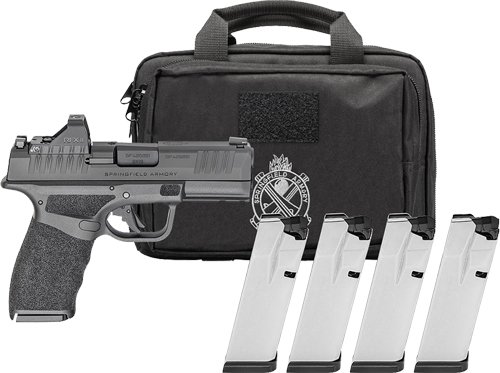SPRINGFIELD HELLCAT PRO OSP - 9MM 3.8" 15RD 4 MAGS GEAR PAC by Springfield Armory