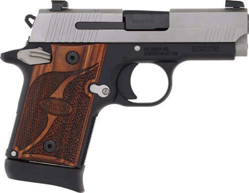 SIG P938 9MM 3" SAO XRAY3 - 6/7RD TWO-TONE/WALNUT by Sig Sauer