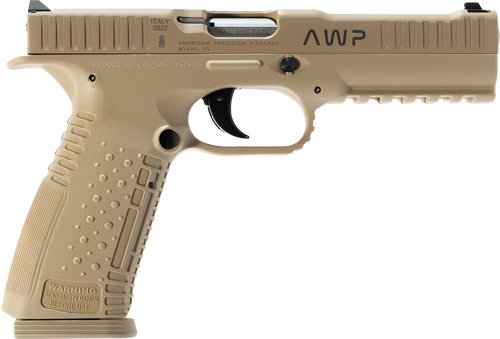 APF STRIKE ONE 9MM 5" BBL - 3-DOT SIGHT 2 17RD MAGS TAN by Arsenal Firearms