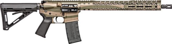 BLACK RAIN SPEC+ PATRIOT RIFLE - 300BLK 16" FDE/OD FLAG 30RD by Black Rain Ordnance