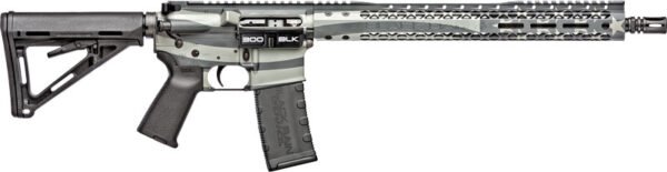 BLACK RAIN SPEC+ PATRIOT RIFLE - 300BLK 16" OBSIDIAN FLAG 30RD by Black Rain Ordnance