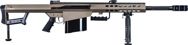 BARRETT M82A1 RIFLE 50BMG - 20" FLUTED 1:15" 10RD FDE by Barrett Firearms
