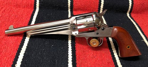 CIMARRON 1875 OUTLAW 45LC - FS 7.5" NICKEL WALNUT by Cimarron Firearms