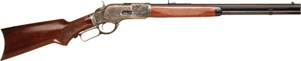 CIMARRON 1873 SHORT RIFLE - 357MAG 20" OCT CC/BLUED PG WAL by Cimarron Firearms