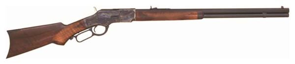 CIMARRON 1873 DELUXE 44/40 WIN - 24" OCTAGON CC/BLUED PG WALNUT by Cimarron Firearms