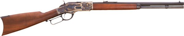 CIMARRON 1873 SHORT RIFLE - 45LC 20" OCTAGON CC/BLUED WAL by Cimarron Firearms