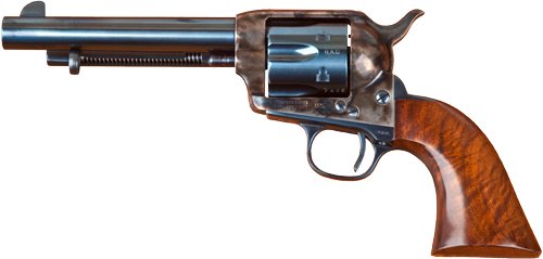 CIMARRON USV ARTILLERY 45LC - FS 5.5" CC/CHARCOAL BLUED WAL by Cimarron Firearms