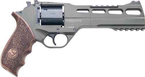 CHIAPPA RHINO 60SA 357MAG - 6" ADJ. SIGHT ODG/WALNUT by Chiappa Firearms