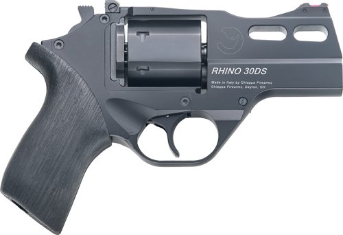 CHIAPPA RHINO 30SA 357MAG - 3" ADJ. SIGHT BLACK/RUBBER by Chiappa Firearms