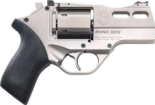 CHIAPPA RHINO 30SA 357MAG - 3" ADJ. SIGHT CHROME/RUBBER by Chiappa Firearms