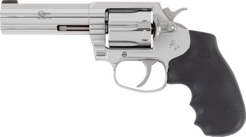 COLT COBRA 38SPL+P FS 4" 6RD - STAINLESS RUBBER GRIPS