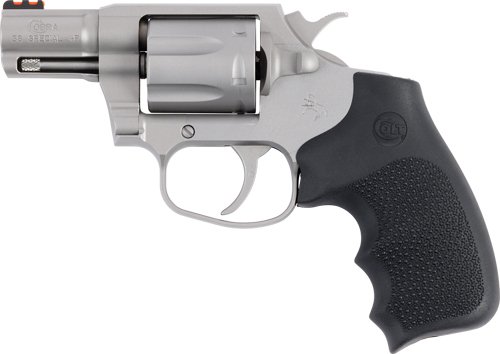 COLT COBRA 38SPL+P FS 2.1" 6RD - STAINLESS RUBBER GRIP RED FO