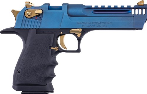 DESERT EAGLE L5 SERIES 357MAG - 5" BLACK & CARBO BLUE PVD by Magnum Research