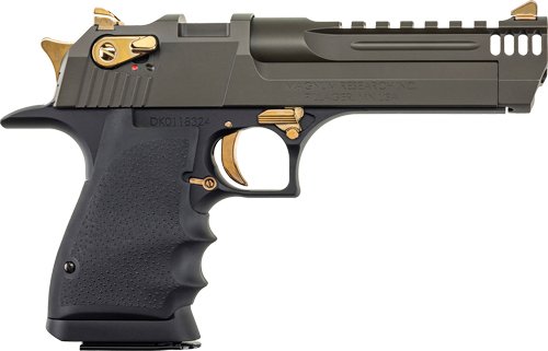 DESERT EAGLE L5 SERIES 357MAG - 5" BLACK & GREEN CERAKOTE by Magnum Research