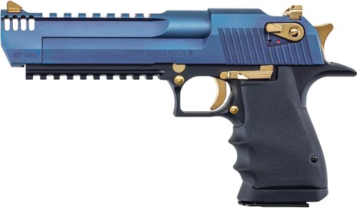 DESERT EAGLE L6 SERIES 44MAG - 6" BLACK CARBO BLUE & PIC RAIL by Magnum Research