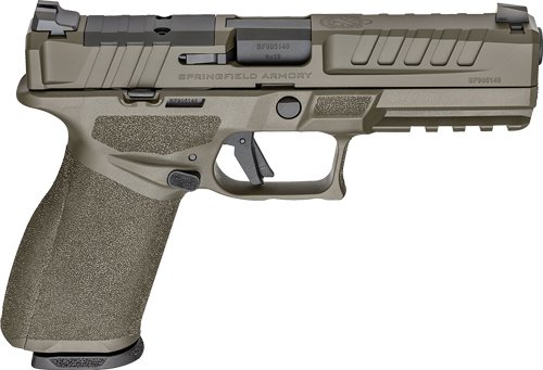 SPRINGFIELD ECHELON 9MM 4.5" - 17/20RD OD GREEN W/U-NOTCH by Springfield Armory